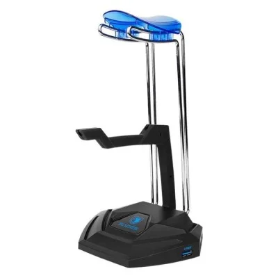 Sades Anubis Staff Headset Stand - Black